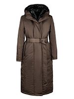 Пуховик женский UNIQA 121024 А (коричневый)