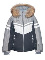 Куртка женская HE 9219 цвет №2029 енот