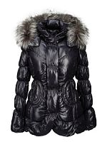 Пух. жен. JOANNA1 чернобур. (баклажан)